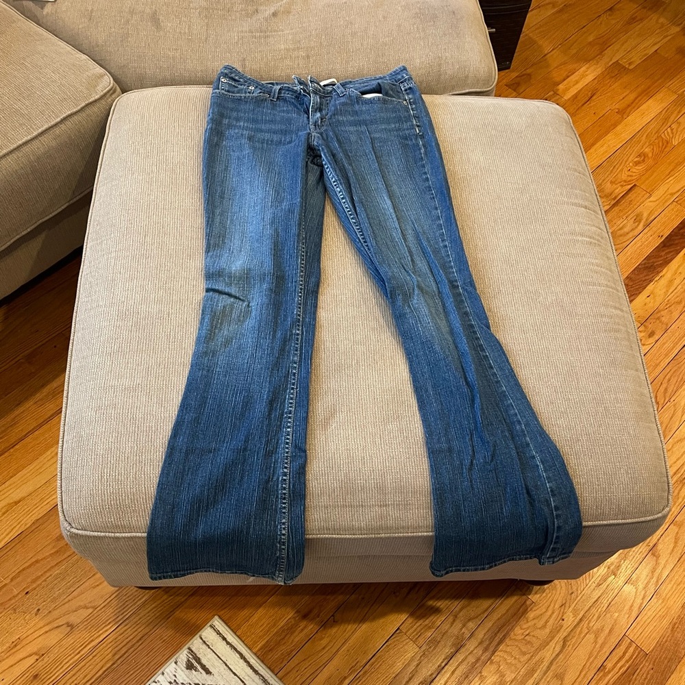 Levi's 518 Superlow Women's Dark Blue Flare Jeans